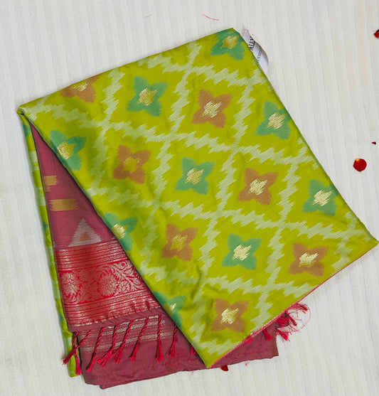 Pochampally Ikkat Silk pattu Saree