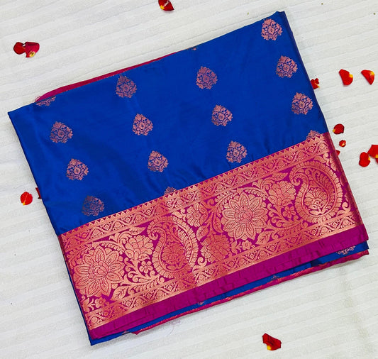 Royal Blue and pink