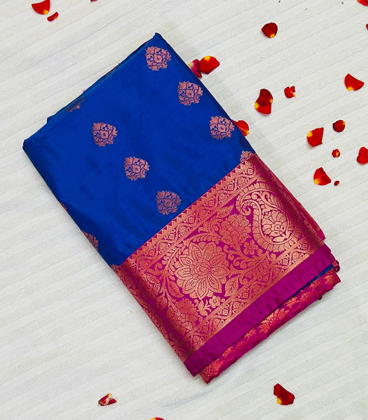 Royal Blue and pink